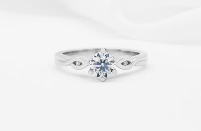 Takai: Brilliant Cut Diamond Solitaire Ring in Platinum | 0.82ctw