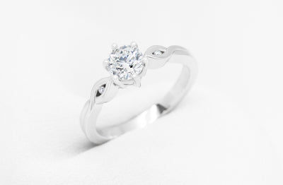 Takai: Brilliant Cut Diamond Solitaire Ring in Platinum | 0.82ctw