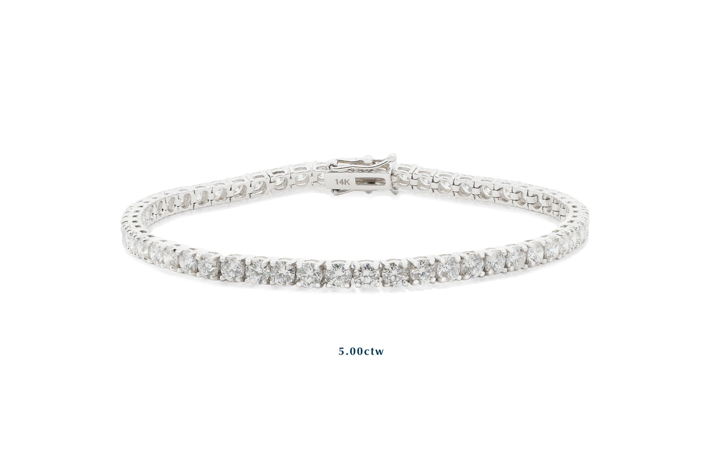 Brilliant Diamond Set Tennis Bracelet in Gold