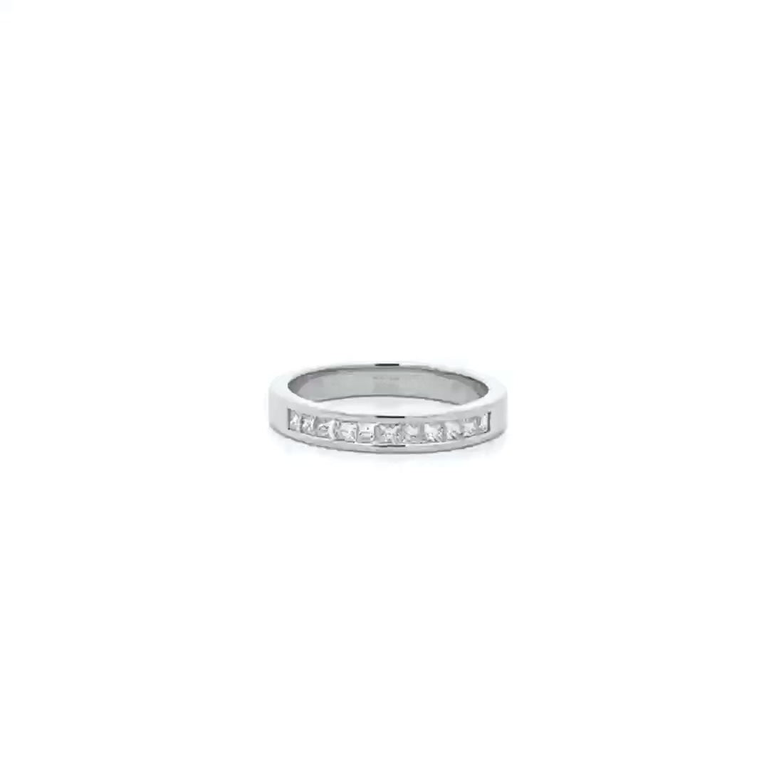 Princess Cut Diamond Channel Set Ring