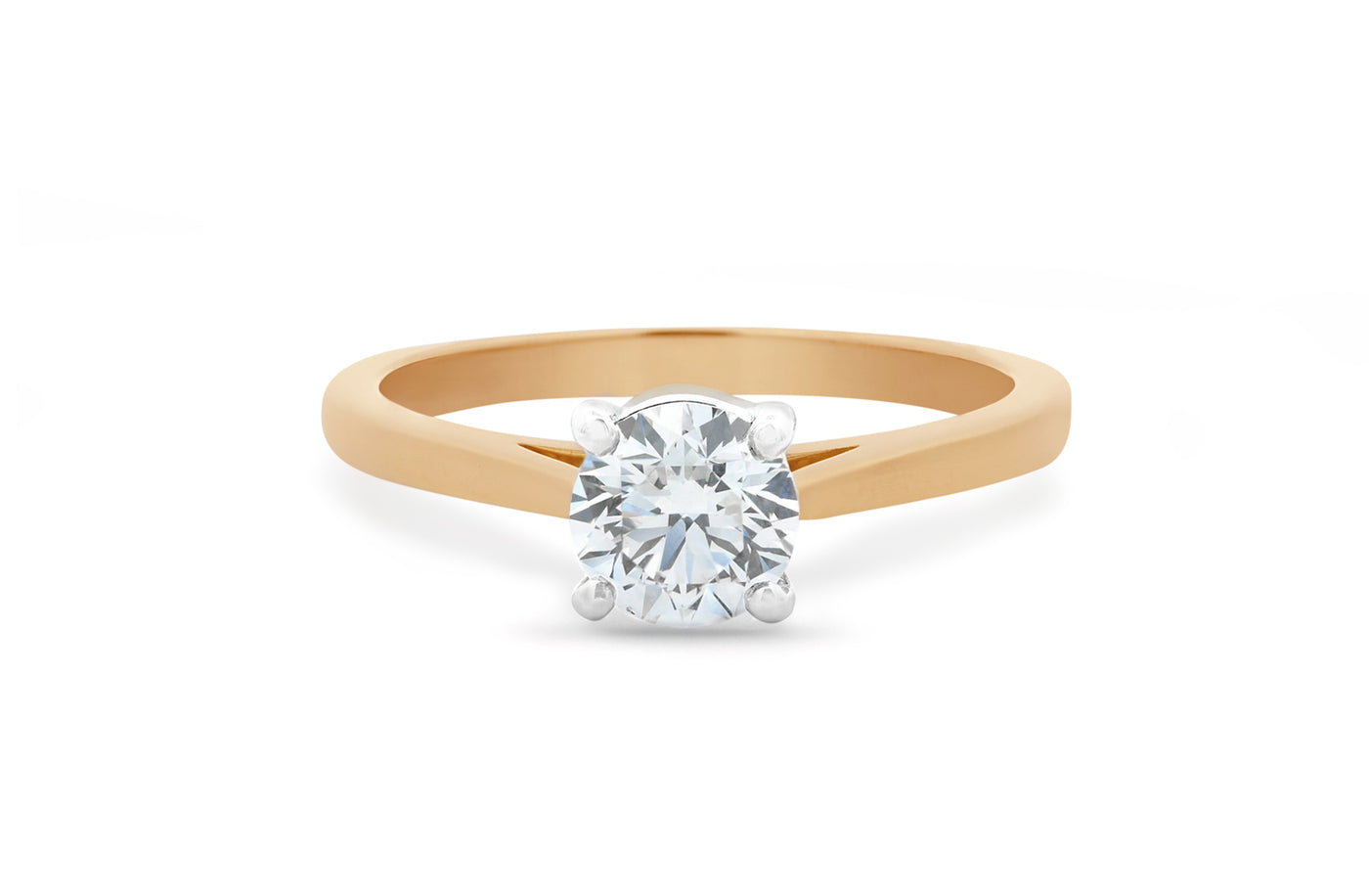 Alice: Brilliant Cut Diamond Solitaire Ring