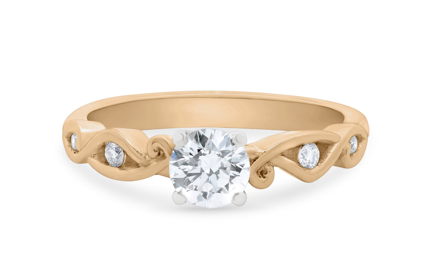Aoraki: Brilliant Cut Diamond Solitaire Ring