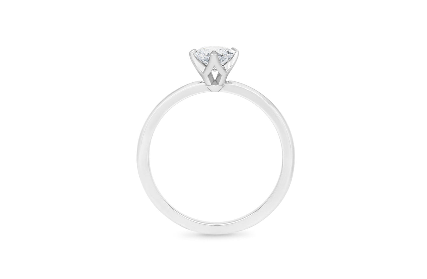 Compass: Brilliant Cut Diamond Solitaire Ring