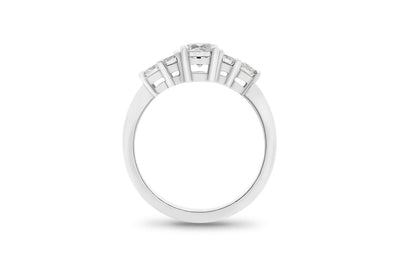 Fate: Brilliant Cut Diamond Five Stone Ring