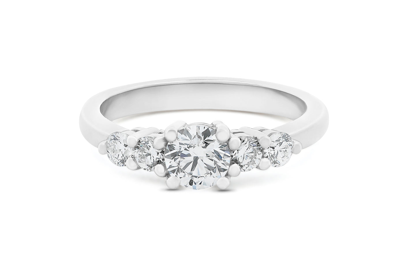 Fate: Brilliant Cut Diamond Five Stone Ring