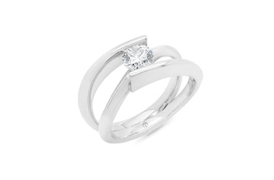Infinity: Brilliant Cut Diamond Solitaire Ring