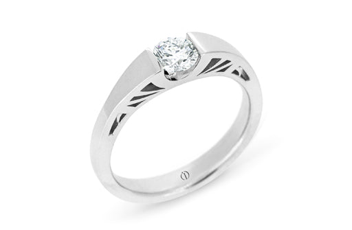 Inspired Collection, Gatsby, Great Gatsby, Platinum, 18k, 18ct White gold, brilliant cut diamond, round cut, specialist, jewellery, jewelry, engagement ring, ring design, inspired design, glamorous, 1920s, art deco 
