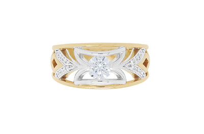 Leela: Brilliant Cut Diamond Solitaire Ring