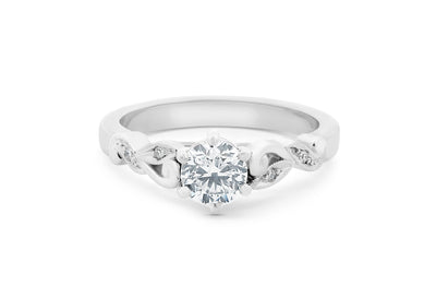 Lullaby: Brilliant Cut Diamond Solitaire Ring