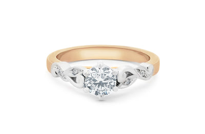 Lullaby: Brilliant Cut Diamond Solitaire Ring