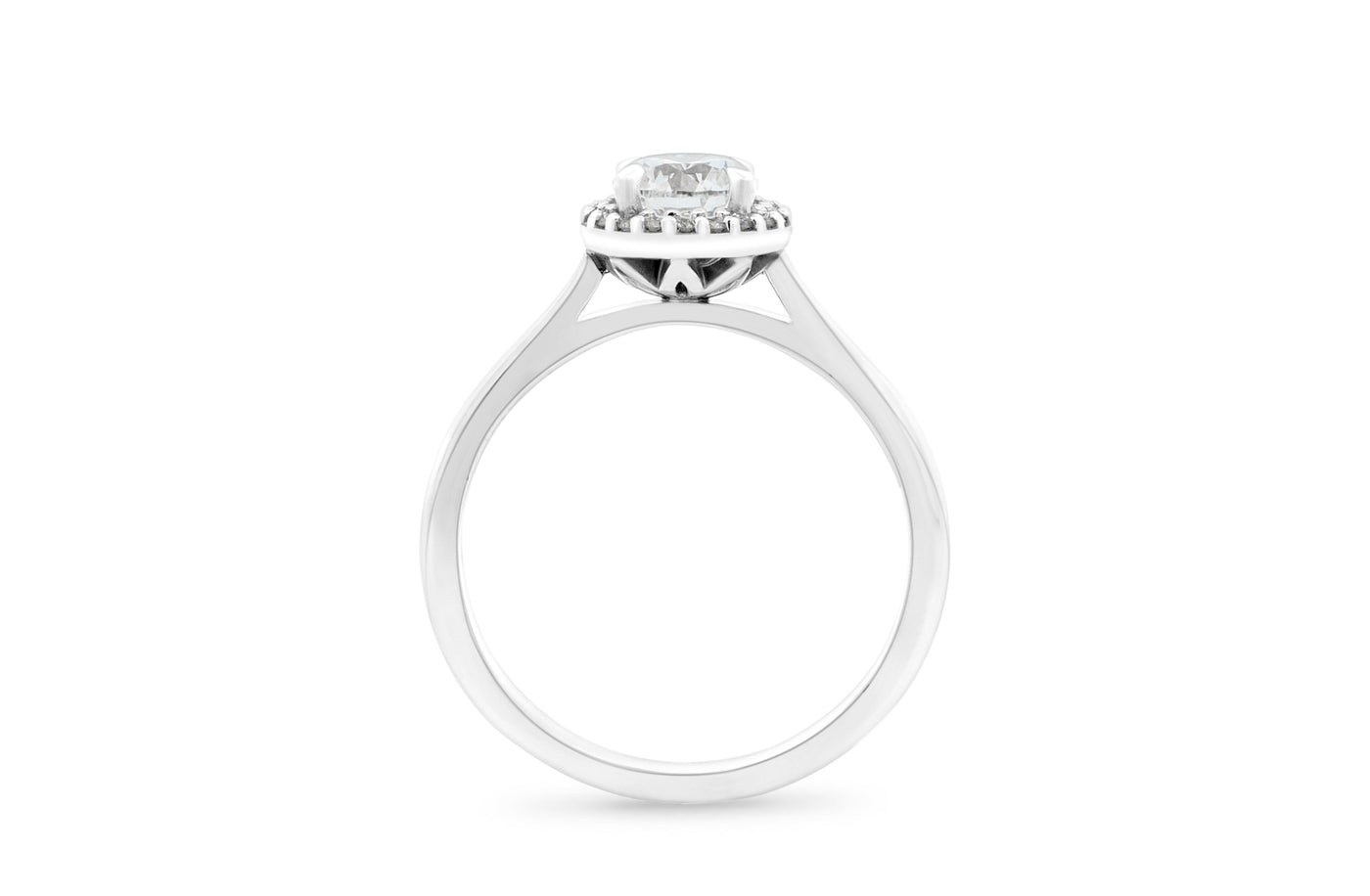 Luminous: Brilliant Cut Diamond Halo Ring