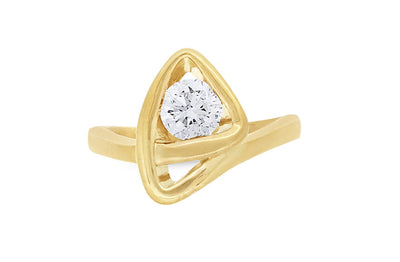 Peak: Brilliant Cut Diamond Ring