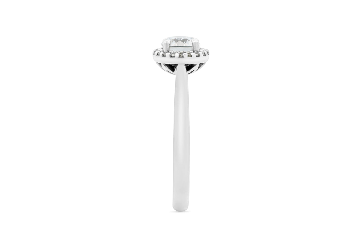 Luminous: Brilliant Cut Diamond Halo Ring