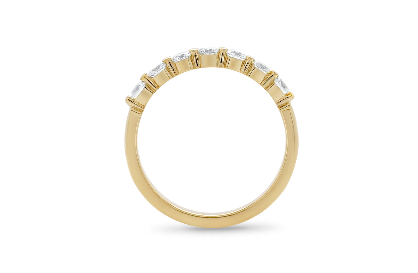 Brilliant Diamond Shared Claw Set Ring