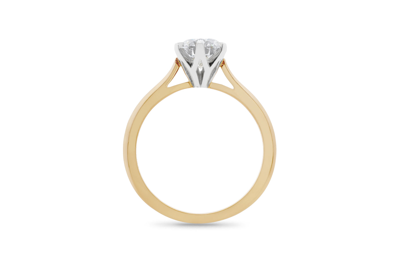 Jolie: Brilliant Cut Diamond Solitaire Ring