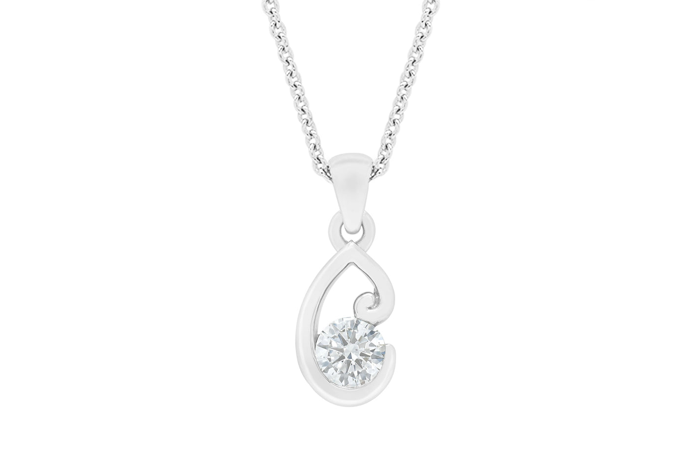 Tupu: Brilliant Cut Diamond Pendant