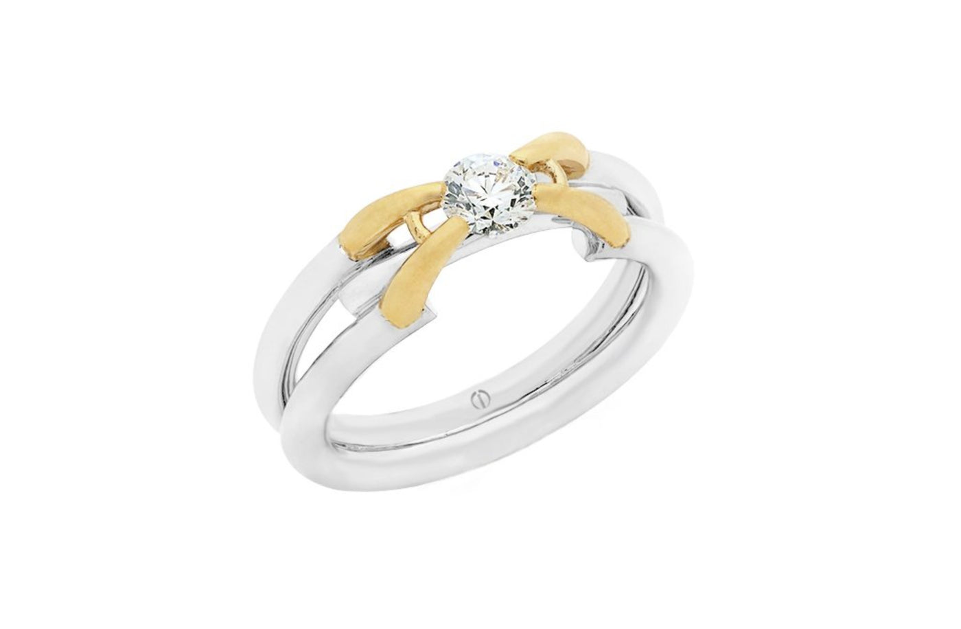 Inspired Collection, Tusk, Elephant, Platinum, 18k, 18ct, White gold yellow gold, brilliant cut, round cut, specialist, contemporary, modern, jewellery, jewelry, engagement ring, ring design, inspired design, tension setting 