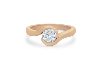 Wander: Brilliant Cut Diamond Solitaire Ring