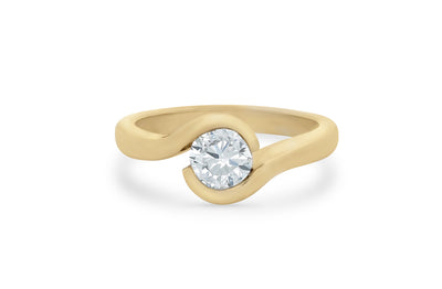 Wander: Brilliant Cut Diamond Solitaire Ring