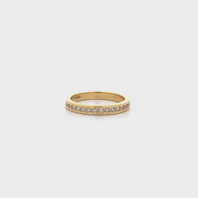Products Single Bead Set Diamond Wedding Ring
