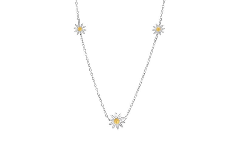 Triple Daisy Necklace