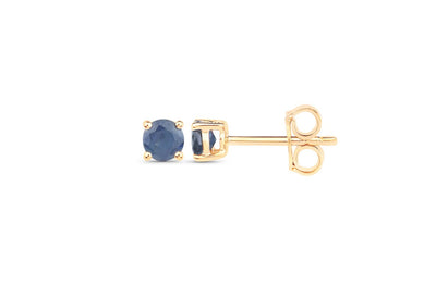 Ceylon Sapphire Stud Earrings in Gold | 0.60ctw