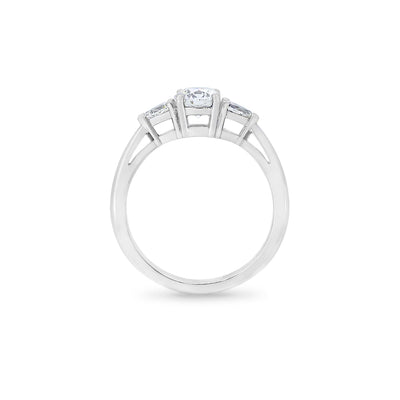 Reflect: Brilliant Cut Diamond Three Stone Ring