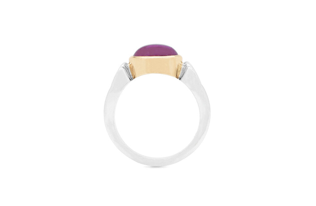 Cabochon Ruby Dress Ring