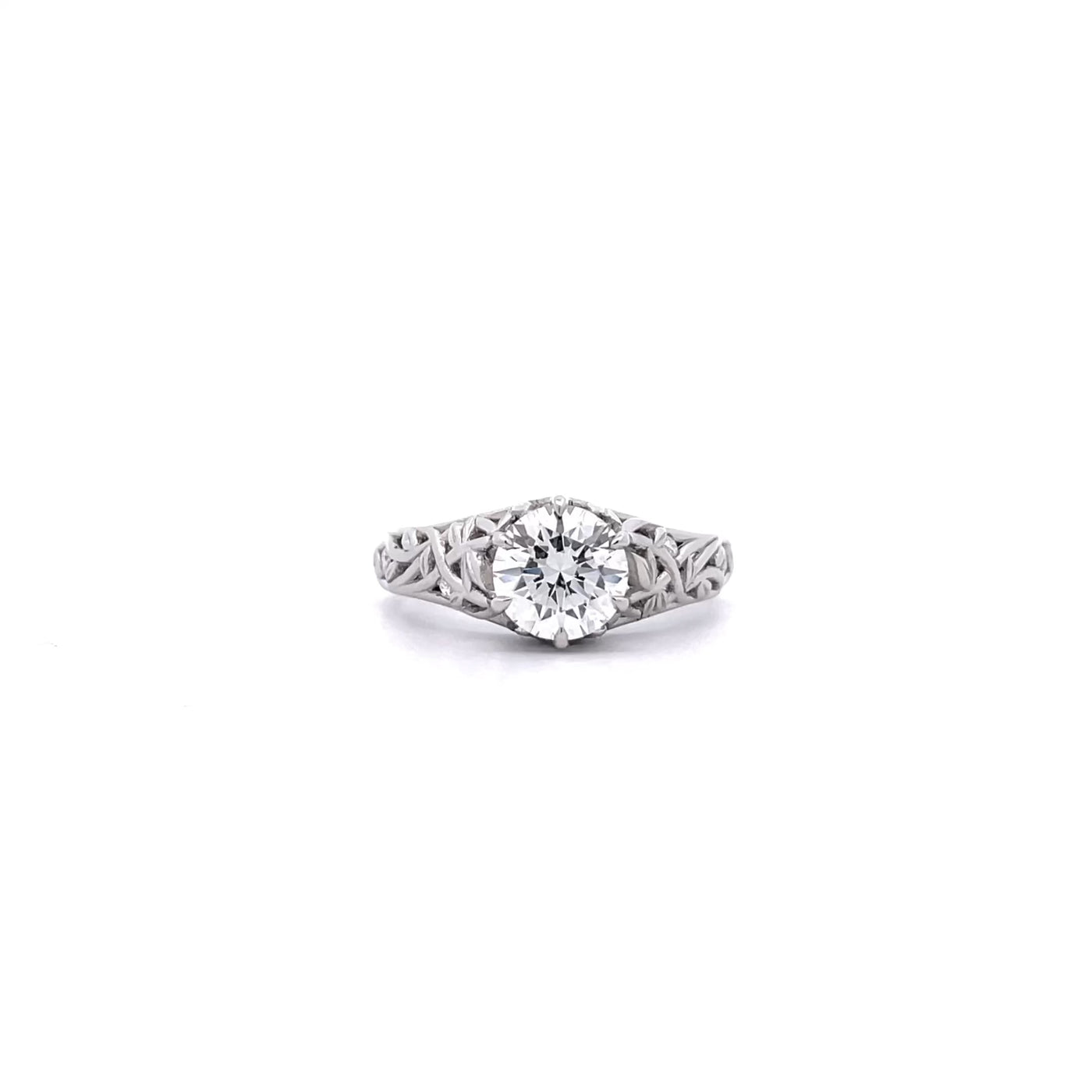 Liana: Diamond Solitaire Ring