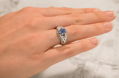 Ceylon Sapphire Vintage Ring