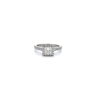 Adorn: Princess Cut Diamond Halo Ring