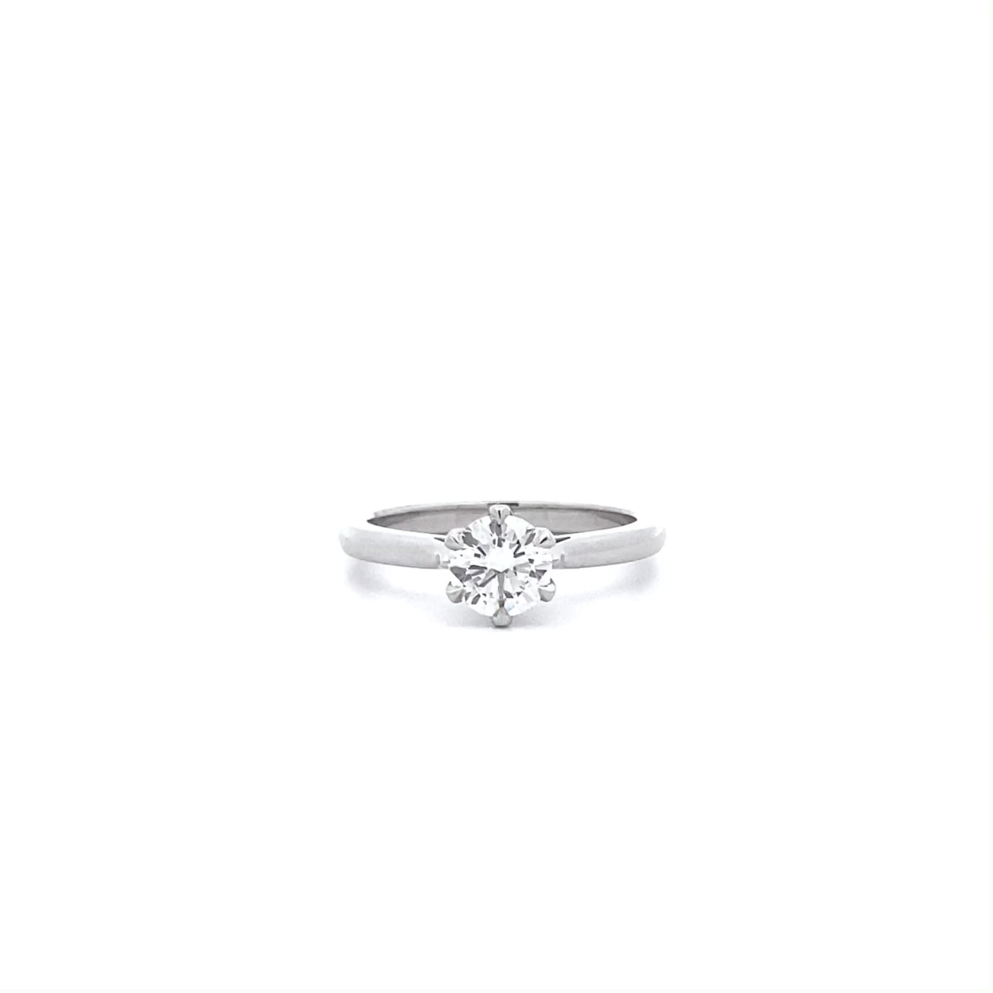 Jolie: Brilliant Cut Diamond Solitaire Ring