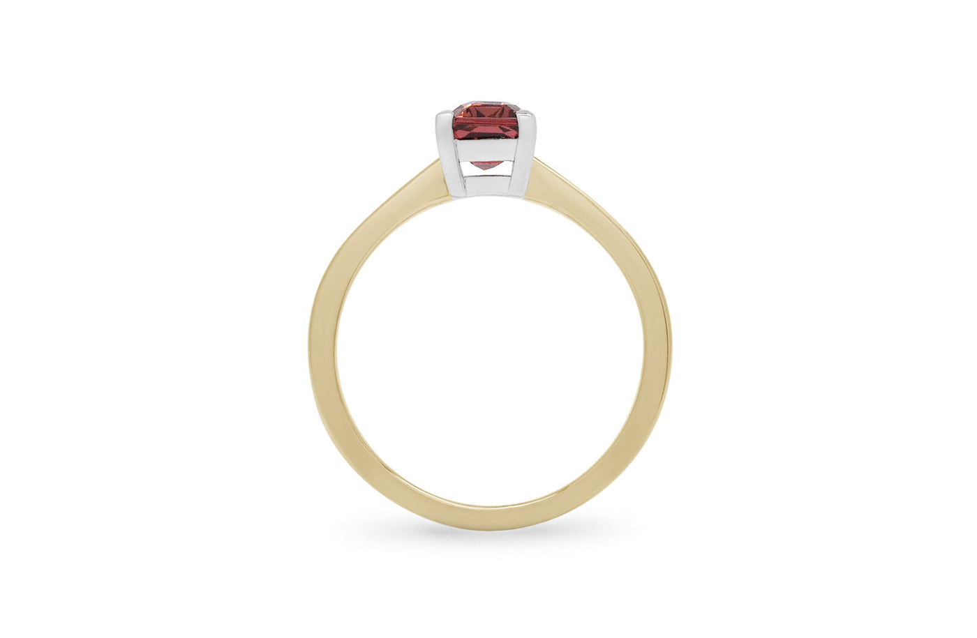 Sweet Cherry: Pink Tourmaline Solitaire Ring