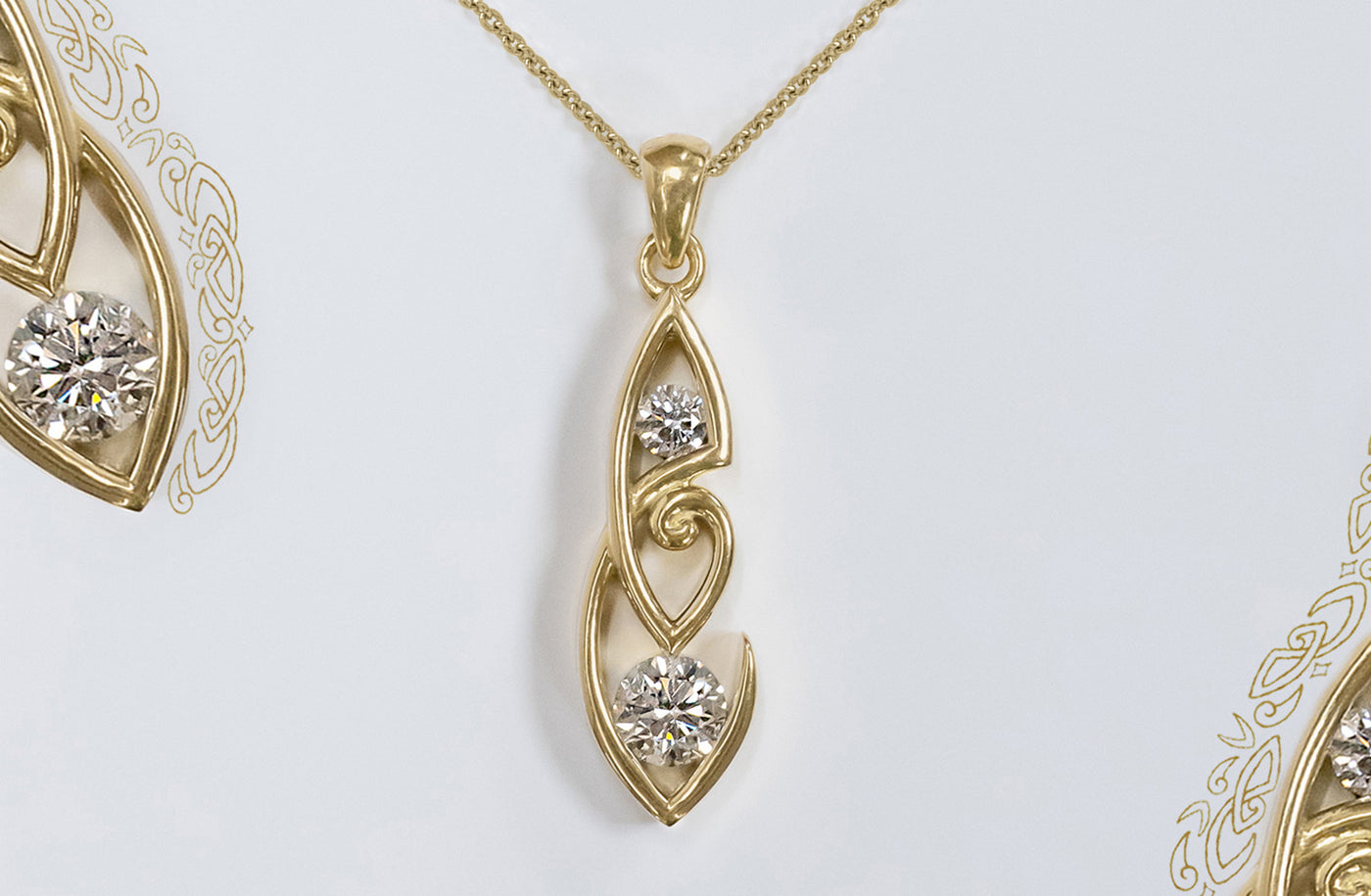 Pohau: Brilliant Cut Diamond Pendant