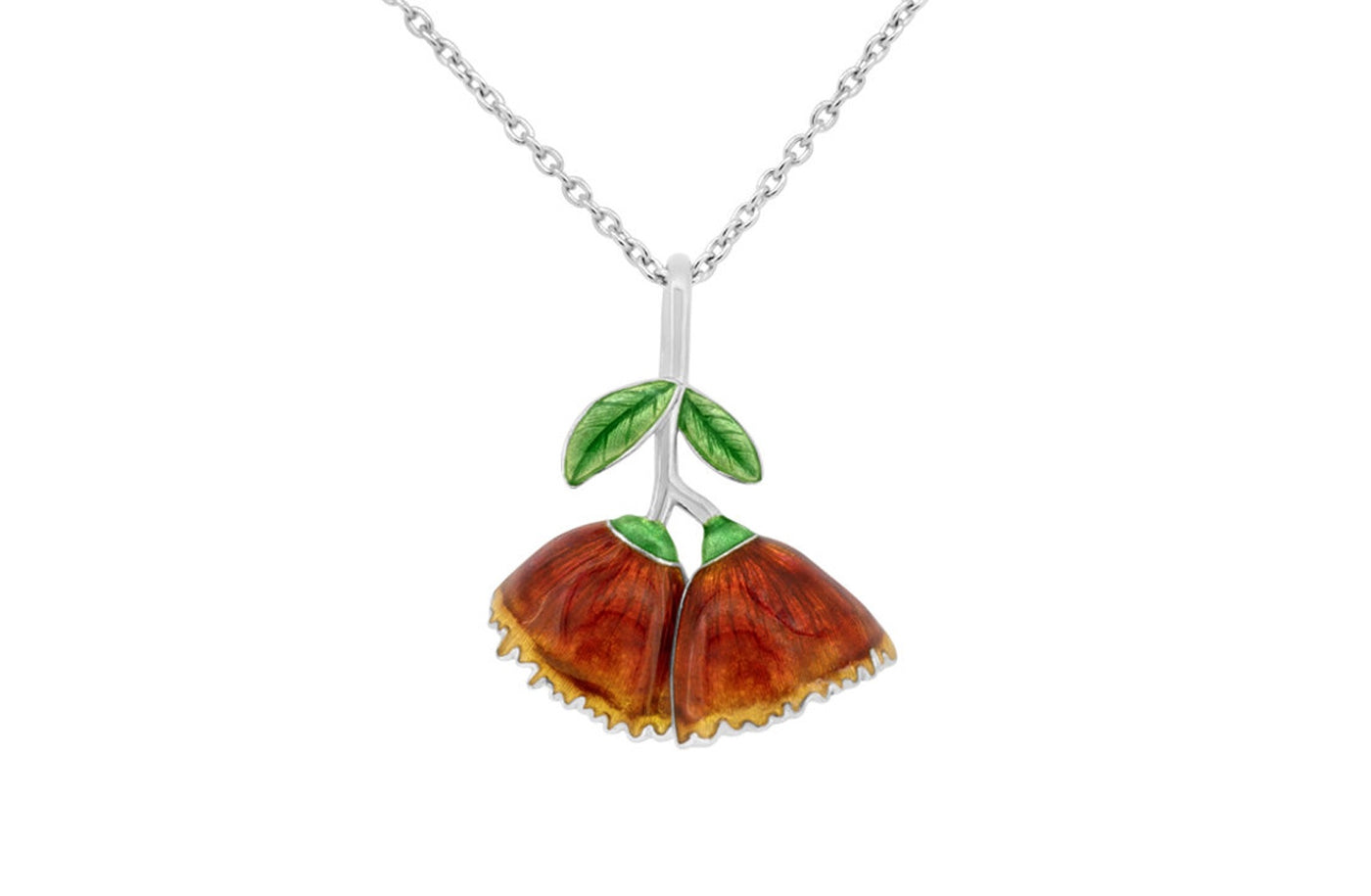 Pohutukawa Enamel Pendant